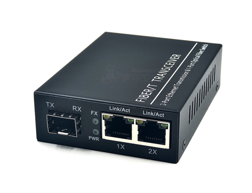 Gigabit Ethernet Switch 1 SFP + 2 GE Lan (10/100/1000)