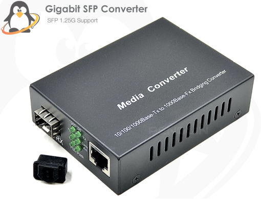 SFP Fiber Optic Gigabit Media Converter 10/100/1000