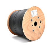 สายไฟเบอร์ออปติก 4 คอร์ (fig.8) กันกระรอก ม้วน 1000 เมตร สายไฟเบอร์ออปติก 4 คอร์ (fig.8) กันกระรอก ม้วน 1000 เมตร