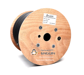 สายไฟเบอร์ออฟติก 2 คอร์ (Fig.8) กันกระรอก ม้วน 1000 เมตร