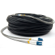 สายไฟเบอร์ออฟติก LC/UPC Single-mode แบบ 4 Core ขนาด 5.0 mm ยาว 100 เมตร
