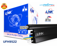 สายไฟเบอร์ออฟติก LINK UFH9522 Drop Wire 2 Core แบบแบน กล่อง 1000 เมตร สายไฟเบอร์ออฟติก LINK UFH9522 Drop Wire 2 Core แบบแบน กล่อง 1000 เมตร