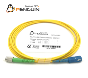 สายไฟเบอร์ออปติก SC/UPC to FC/APC Single-mode (G.657A1) LSZH ขนาด 3.0mm ยาว 3 เมตร