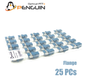 LC/UPC Duplex Adapter (Flange) 25 PCs
