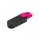 LC/UPC Duplex Loopback OM4 Multimode 50/125 PVC สี Magenta
