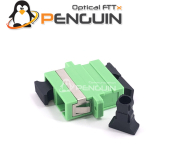 SC/APC Duplex Fiber Optic Adapter With Flange