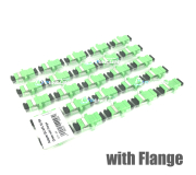 อะแดปเตอร์ไฟเบอร์ SC/APC SX-SM สีเขียว แบบมี Flange (แพ็ก 25 ชิ้น) อะแดปเตอร์ไฟเบอร์ SC/APC SX-SM สีเขียว แบบมี Flange (แพ็ก 25 ชิ้น)