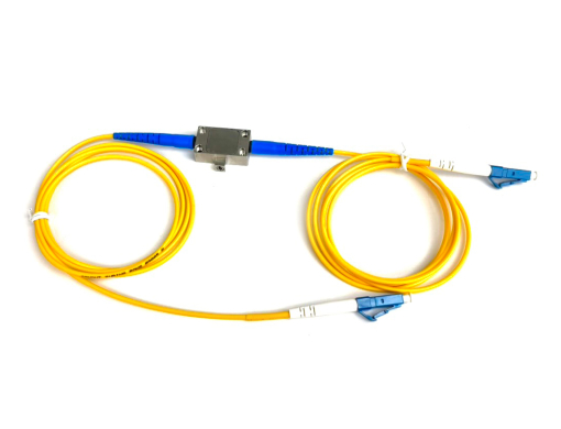 ตัวลดทอนสัญญาณไฟเบอร์ LC/UPC ปรับค่าได้ 0–60 dB Single Mode