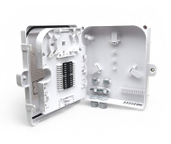 Fiber Optic Distribution Box 12 Core | 12 SC Adapter Slots | Outdoor Wall-Mount