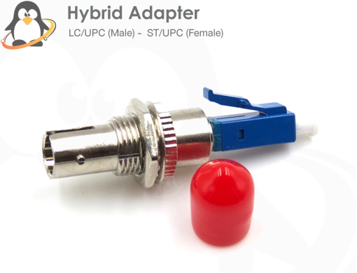 LC/UPC (Male) - ST/UPC (Female) Hybrid Adapter