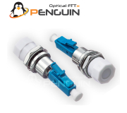 Hybrid Fiber Optic Adapter LC Male to SC Female (Panel Mount)