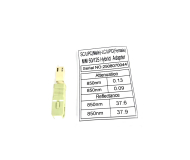 อะแดปเตอร์ไฟเบอร์ SC to LC (Hybrid, MM 50/125, UPC)