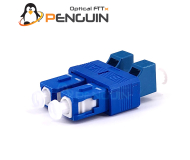 LC to SC Hybrid Duplex Single Mode Adapter (UPC)