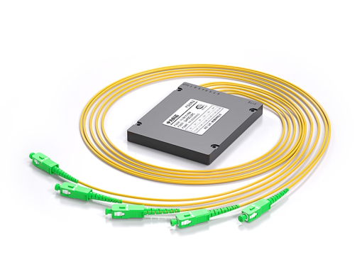 PLC Splitter Box SC/APC 1x4 กล่องแยกสัญญาณไฟเบอร์ออฟติก แบบกล่อง