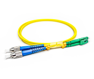 FC/UPC to LC/APC Duplex Patch Cord Single-mode