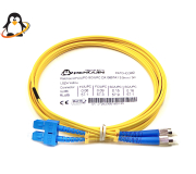 FC/UPC - SC/UPC Patch Cord SM 9/125, Duplex 3.0 mm - LSZH