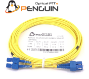 SC/UPC to SC/UPC Patch Cord 9/125, Duplex 3.0 mm - LSZH (เลือกความยาว)
