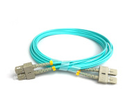 SC/UPC Duplex OM3 Multimode 50/125µm Fiber Patch Cord