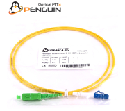 สายไฟเบอร์ออฟติก Patch Cord SC/APC to LC/UPC | Single-Mode (OS2) | G.657A1 | 3.0mm | LSZH | เลือกความยาว