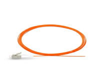 สายไฟเบอร์ออฟติก Pigtail LC/UPC OM2 Multi-mode LSZH 1 เมตร
