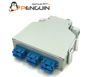 DIN Rail Termination Box 6 SC/UPC Duplex (กล่องโลหะ)