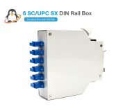DIN Rail Terminal Box 6 SC (กล่องโลหะ) ยีดรางปีกนก