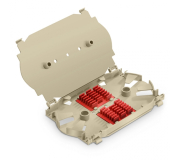 12 Core Fiber Fusion Splice Tray (ถาดประกบ) 12 Core Fiber Fusion Splice Tray (ถาดประกบ)