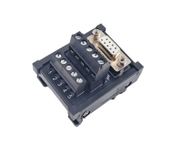 DB9 Terminal Board (Female Connector) ยึดรางปีกนก