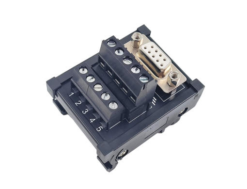 DB9 Solder-free Terminal Board รุ่น WS-DB9-HLF หัวต่อ Female พร้อมเทอร์มินัลบล็อก