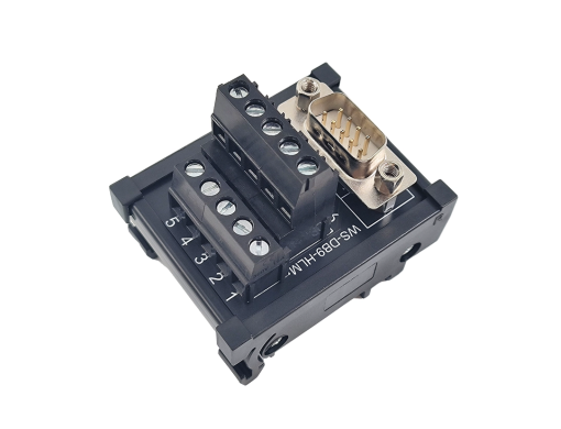 DB9 Terminal Block Adapter WS-DB9-HLM แบบขันสกรู ตัวผู้