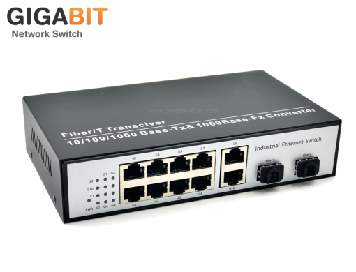 Full Gigabit Etehrnet Switch/Hub 8 Port + 2 Gigabit Etehernet Uplink + 2 SFP