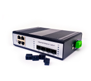 Gigabit Industrial Switch 4 Port + 4 SFP | 1.25G