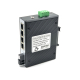 Gigabit Industrial Network Switch 4 Port  + SC 1.25G Fiber Tx1310/Rx1550 (A) WDM Technology