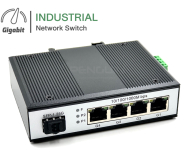 Gigabit Industrial Switch 4 Port + SFP