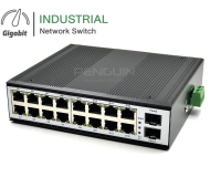 Gigabit Industrial Switch 16 Port + 2 SFP