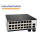 Full Gigabit Industrial Switch/Hub 24 Port (10/100/1000 Mbps) + 2 SFP 1.25G เกรด อุตสาหกรรม