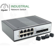 Industrial Ethernet Switch 8 Port (10/100/100) + 4 SFP