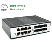 Industrial Switch 8 GE + 8 SFP