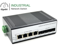 Industrial Switch 4 GE + 4 SFP