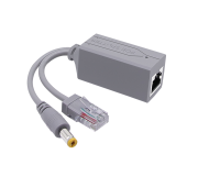 PoE Splitter 48V-57V to 12V (แบบสั้น)