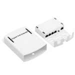 Gigabit Outdoor PoE Extender 1 ออก 4 (กันน้ำ)