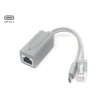 PoE Splitter 48V to USB TYPE-C (5V) แบบสั้น