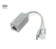 PoE Splitter 48V to USB TYPE-C (5V) แบบสั้น