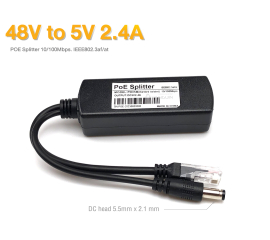 48V to 5V POE Splitter 100 Mbps.