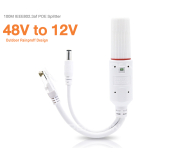 48V to 12V PoE Splitter (10/100) กันน้ำ