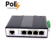 Gigabit Industrial PoE Switch 4 Port + 1 GE