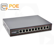 PoE Switch 8 PoE (10/100) + 2 Uplink (10/100)