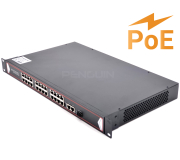 PoE Switch 24 Port 10/100 + 2 Gigabit Ethernet Uplink + SFP