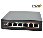 PoE Switch 4 Port 10/100 + 2 Uplink | 60W | IEEE 802.3af/at PoE Switch 4 Port 10/100 + 2 Uplink | 60W | IEEE 802.3af/at