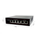 Gigabit PoE Switch 4 Port + 2 Uplink POE-10004-2GET